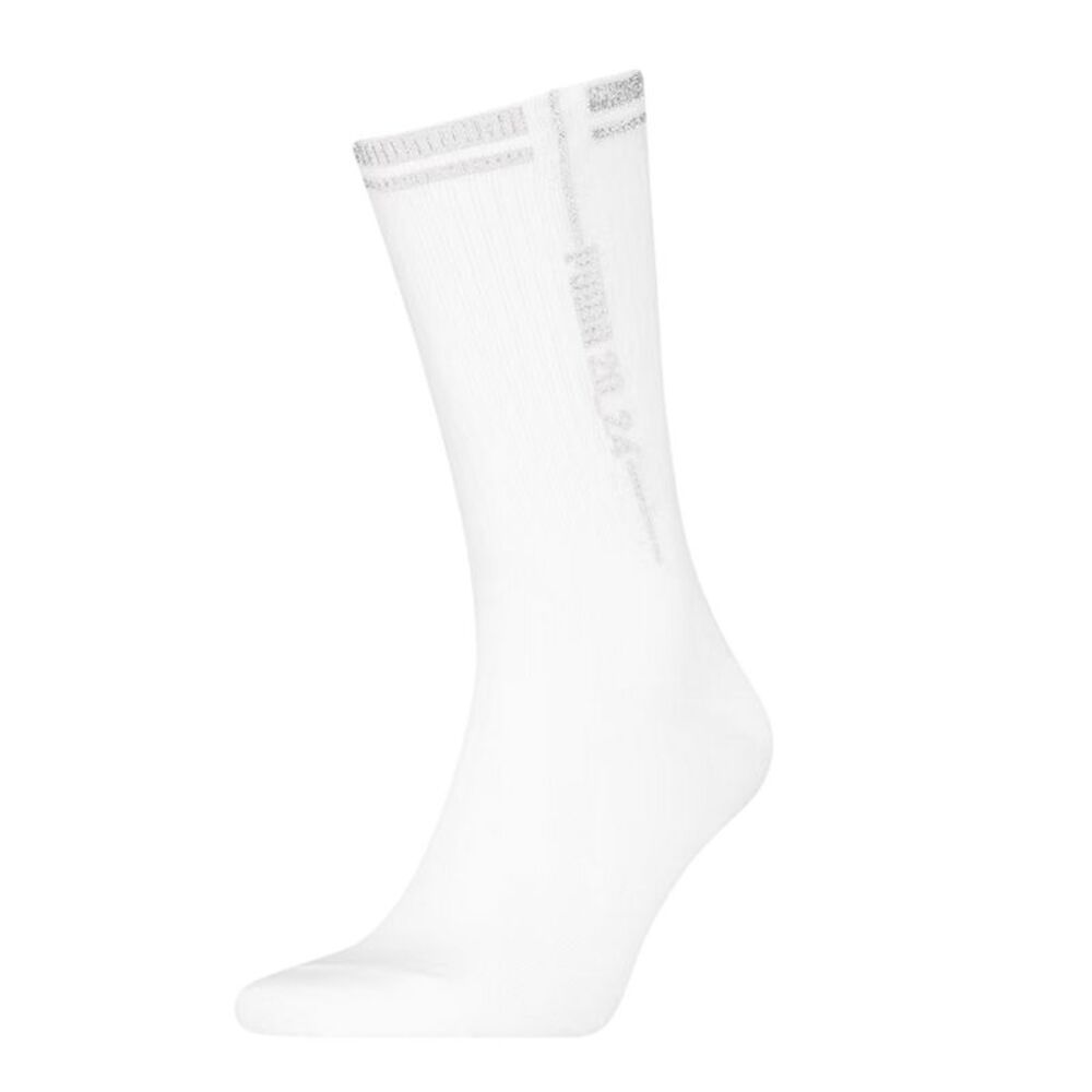 Puma Mens Glow Crew Socks / White